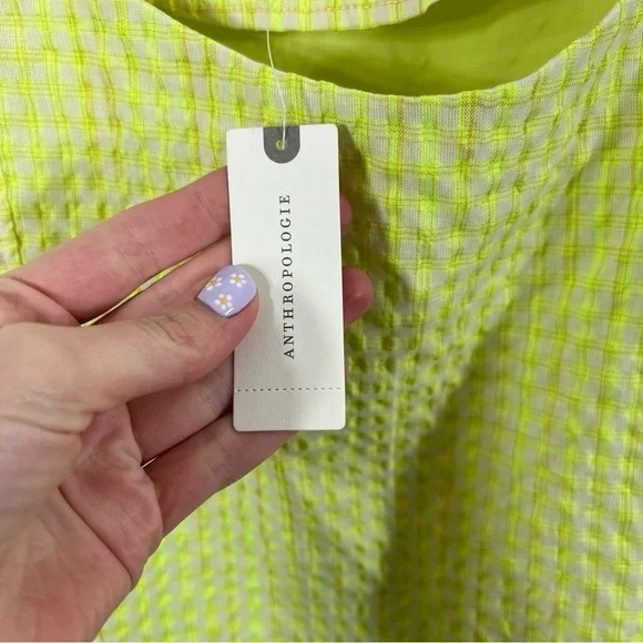 NWT Anthropologie Corey Lynn Calter Mariah Textured Mini Dress Medium - Picture 9 of 9